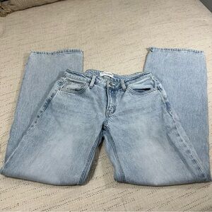 Flying Monkey Light Wash Low Rise Loose Jeans